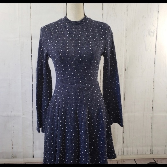 Anthropologie Altar’d State Sweater Dress w/dots. - Picture 2 of 2